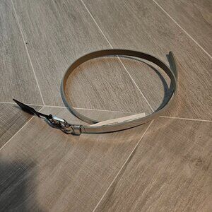 NWT Express Silver/Chrome slim belt